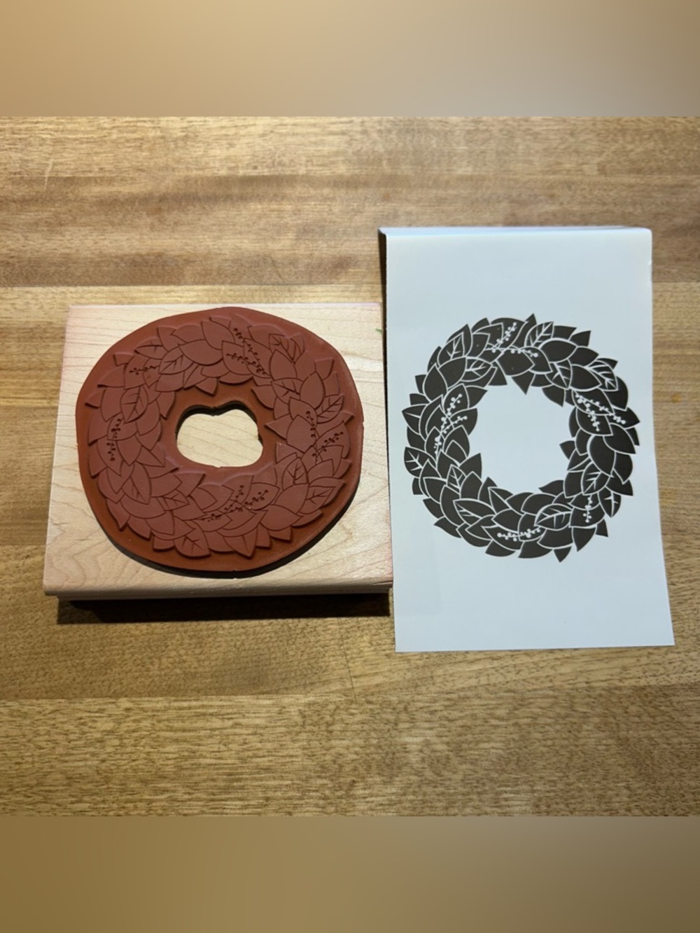 🍒 Stampin’Up! 🍒 Christmas Wreath Stamp